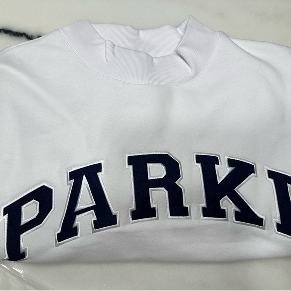 PARKE Women's White Sweater - Picture 5 of 6